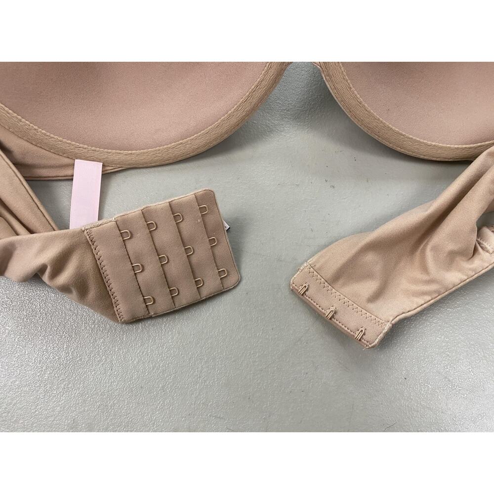 Victorias Secret Bra 44D Beige Lined Perfect Coverage TShirt Bra Multi Way Strap - Picture 10 of 11